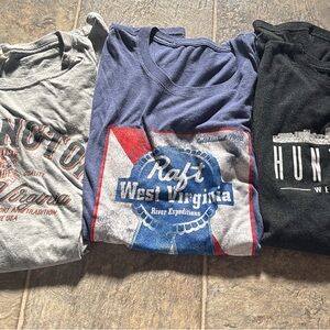 Blue "Raft West Virginia" Graphic Tee